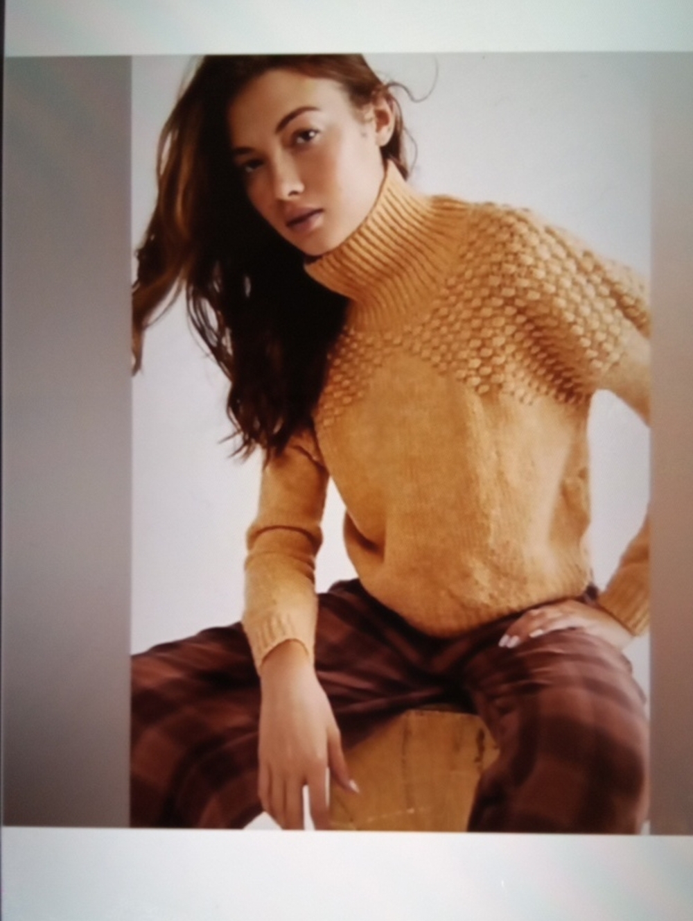 Free Peoplevbradley Pullover Sweater Mock Neck Winter Boho Fall Cozy Womens SP